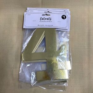 Number 4 cutouts